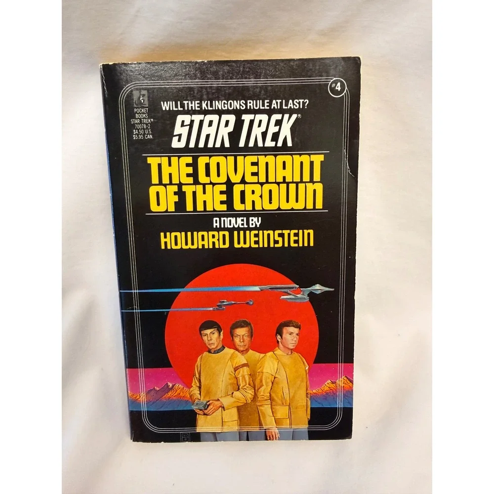 Vintage Star Trek Paperback Book Lot of 9 Pocket Books Sci-Fi Novels 80s 90s
